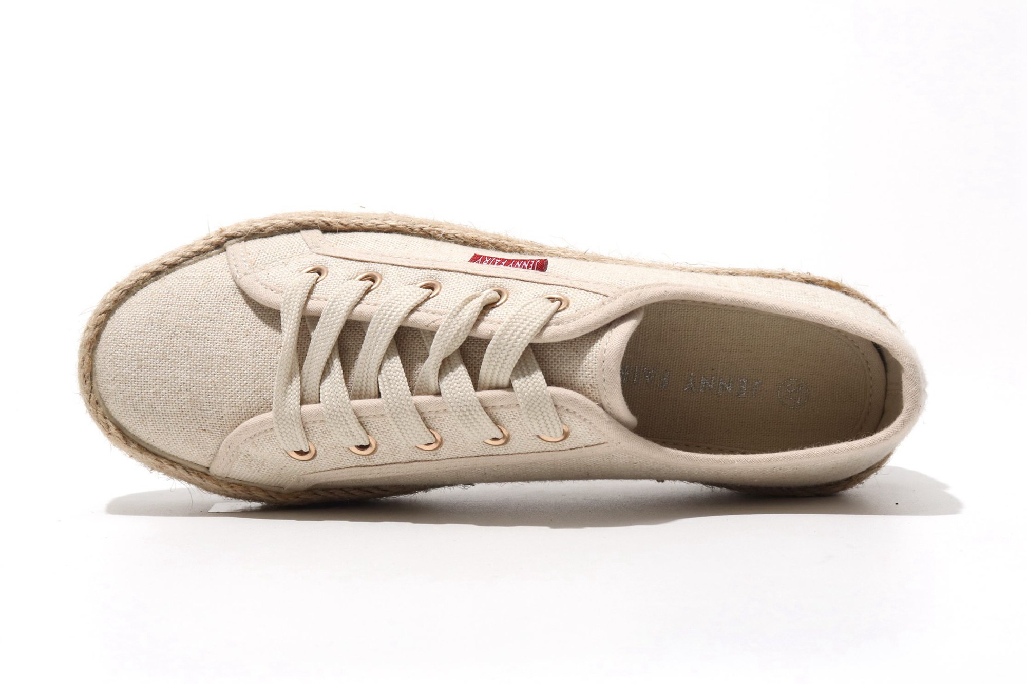 LADY THICK-SOLED HEMP ROPE SHOES