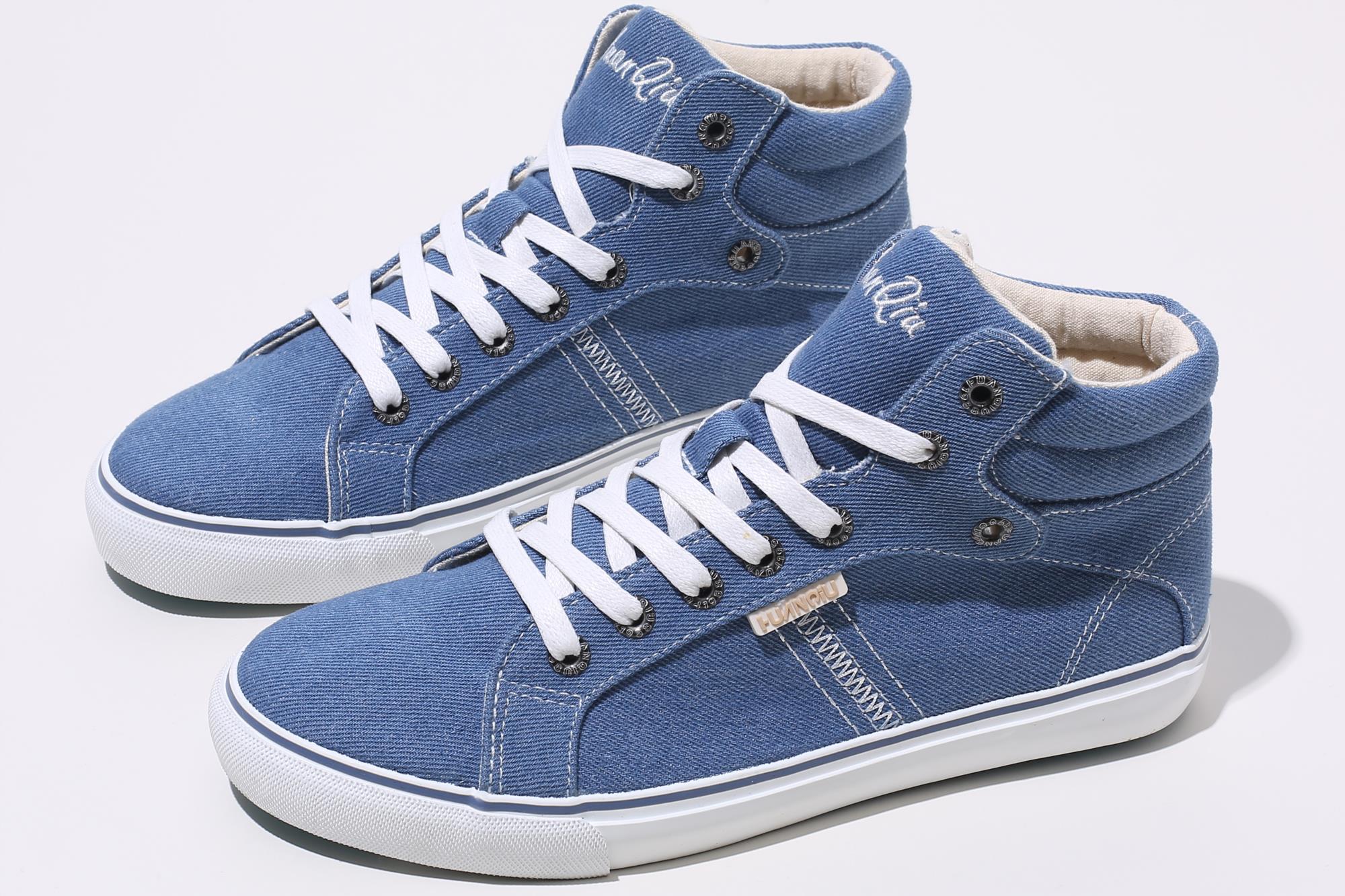 Cheap hot sale women's flat shoes jeans skateboard shoes 2020 women shoes