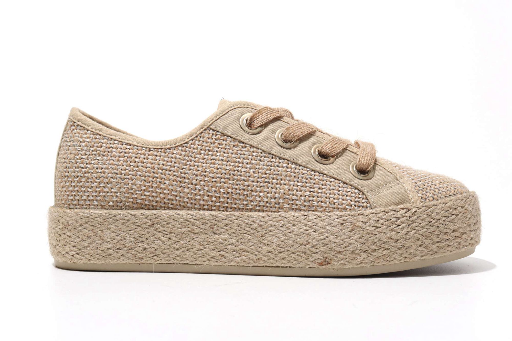 LADY THICK-SOLED HEMP ROPE SHOES