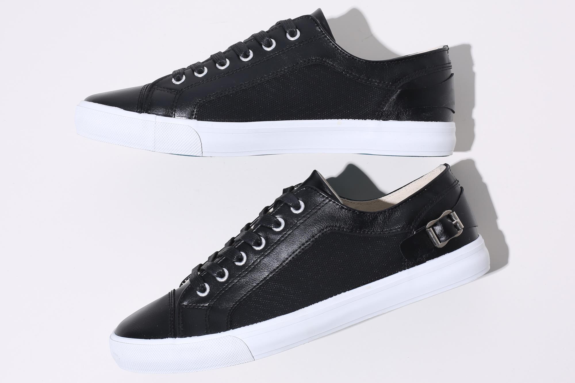 New arrival latest design fashion comfy black leather shoes men