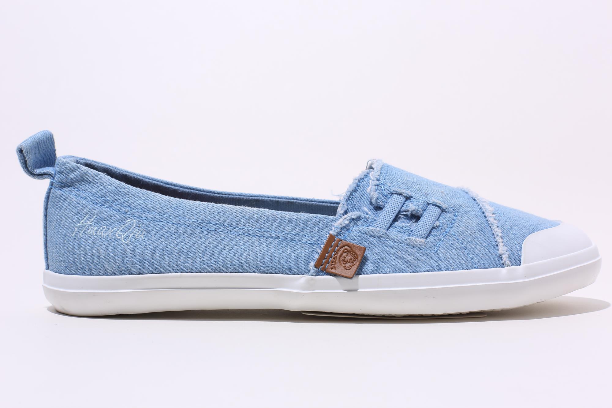 Newest design top quality custom blue white canvas casual shoes