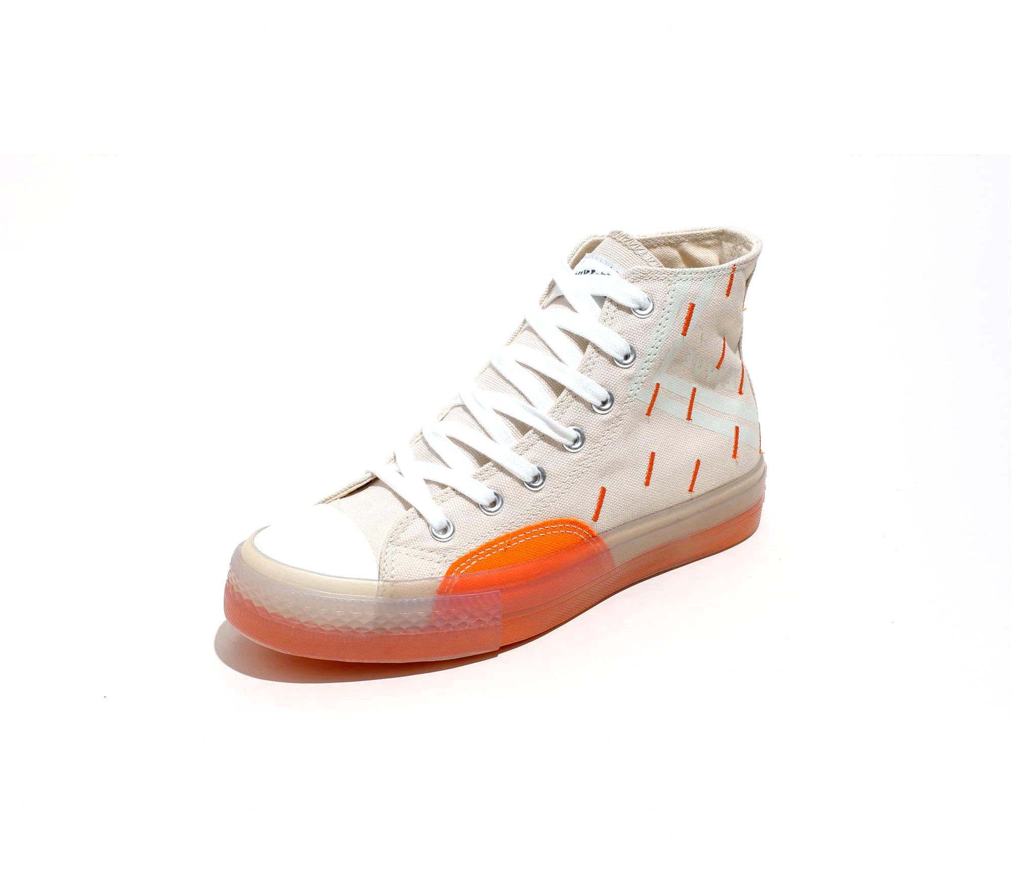 Classic Canvas Shoes High-top Sneakers Transparent sole